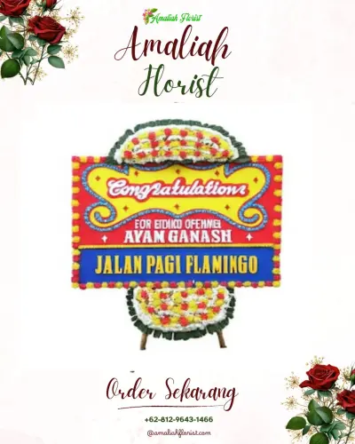 Bunga Papan Congratulation di Rumah Duka Keputran